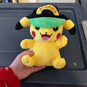 Pikachu Plush Jamaica Edition